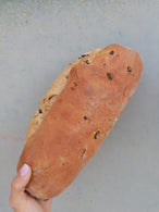Le pain aux olives cuit au feu de bois - boulangerie Bara di Pais, Coursegoules