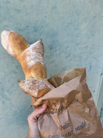La baguette épi cuite au feu de bois - boulangerie Bara di Pais, Coursegoules