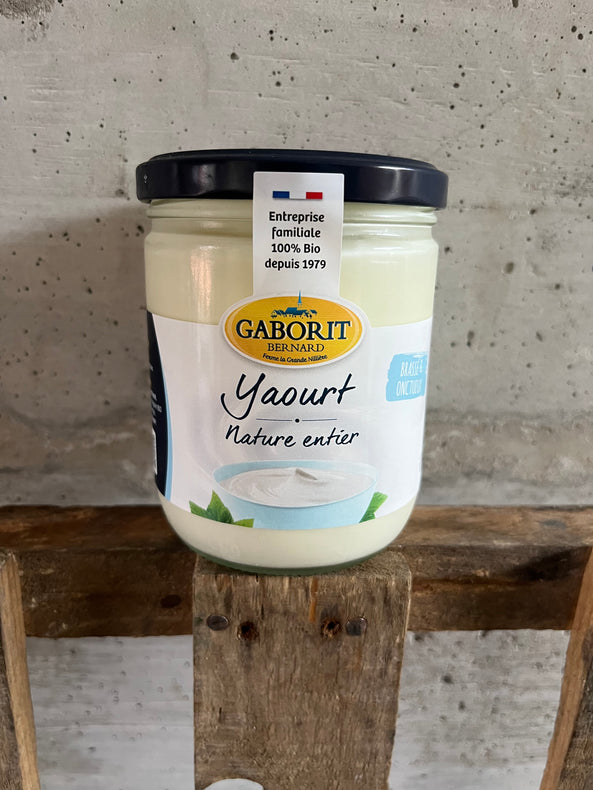 Yaourt brassé nature BIO - Gaborit - Loire