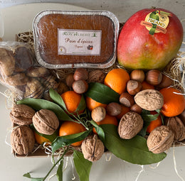 Le panier festif de fruits