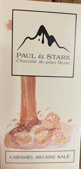 La tablette chocolat noir 66% et caramel beurre salé - Paul & Stark, France