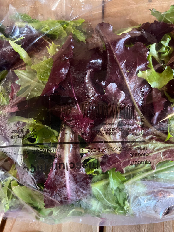 Mesclun en sachet de 250G - agriculture raisonnée - St Jeannet