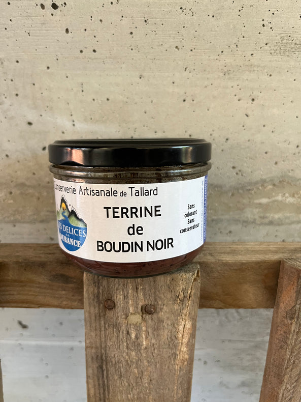 Terrine au boudin noir - Hautes Alpes - Conserverie artisanale de Tallard