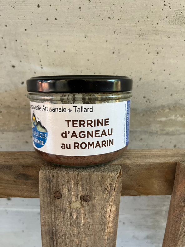 Terrine d'agneau au romarin - Hautes Alpes - Conserverie artisanale de Tallard