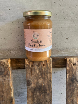 Compote poire et pomme - Les herbes folles - Roure (pot de 320g)