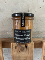 La confiture de pommes poires et marrons glacés - Le Clos de Laure (pot de 220g)