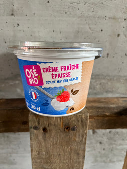 Crème fraîche 30% épaisse BIO