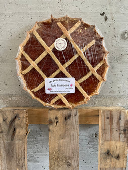 La tarte framboise artisanale fabriquée à Cipières