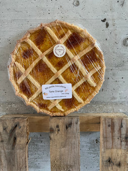 La tarte orange artisanale fabriquée à Cipières