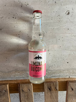 Limonade fraise - Brasserie du Comté - St Martin Vésubie, France (bouteille 33cl)