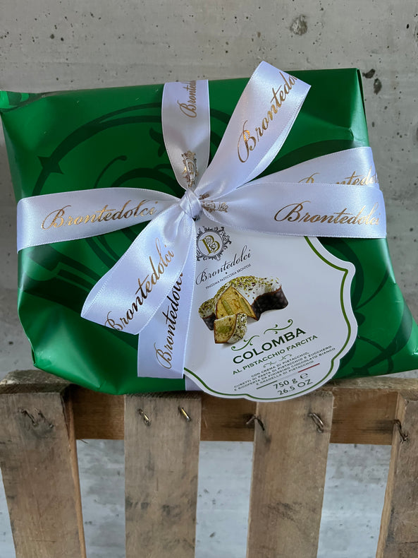 Colombe fourrée pistache, Bronte Dolci (750g), Italie