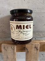 Miel châtaignier de la « Miellerie de la Roya » - direct apiculteur (pot de 500g), Piemont Italie