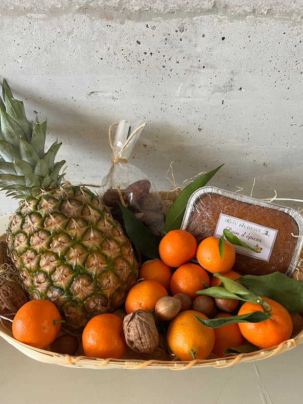 Le panier de fruits des fêtes