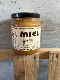 Miel de garrigue de la « Miellerie de la Roya » - direct apiculteur (pot de 500g)
