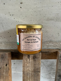 Miel de fleurs sauvages de montagne des « ruchers de Cipières  » -direct apiculteur (pot 500g)