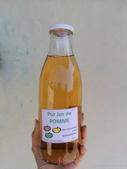 Jus de pomme artisanal d'Entrevaux-agriculture raisonnée