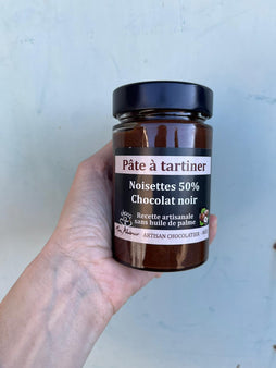 Pâte à tartiner chocolat noir et noisette - Choco Mon Amour - Nice